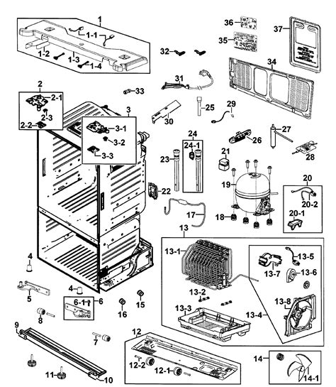 Samsung French Door Refrigerator Parts Diagram | Reviewmotors.co