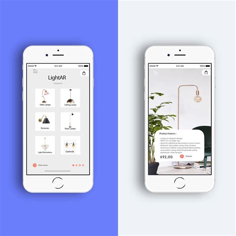 lighting app on Behance