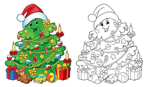 Dibujos De Navidad Para Colorear - Los mejores dibujos de árbol de ...