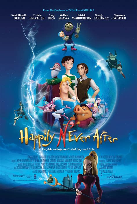 "Happily N'Ever After" movie poster, 2007. Sigourney Weaver lent her ...