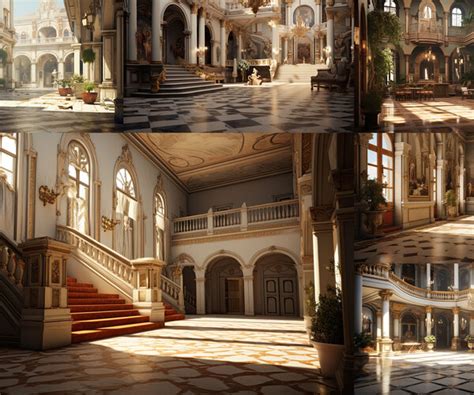 ArtStation - 205 arts - Classic Venetian Palazzo Environment - Interior ...