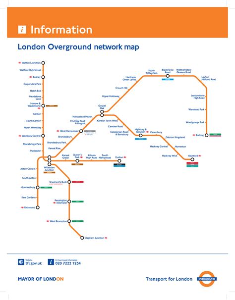 Navigating The City: A Comprehensive Guide To The London Overground Map ...