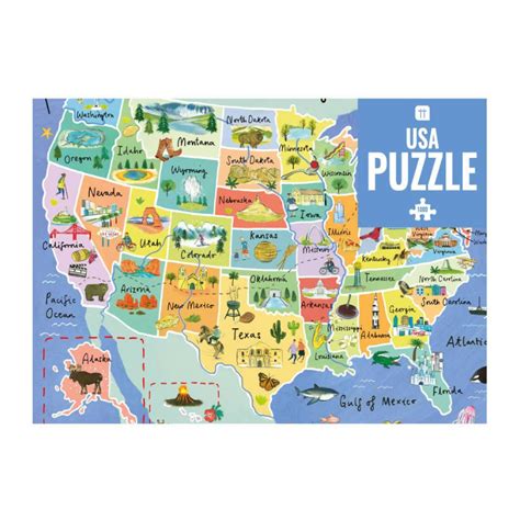 USA Map Puzzle - Glamfetti