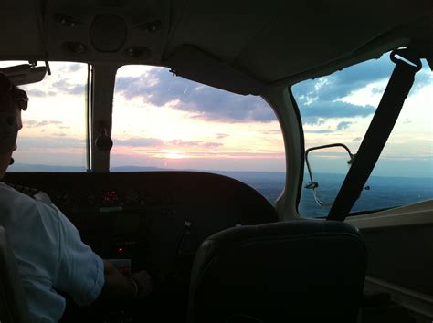 airplane - got to see sunset from the cockpit of the plane! Airplane ...