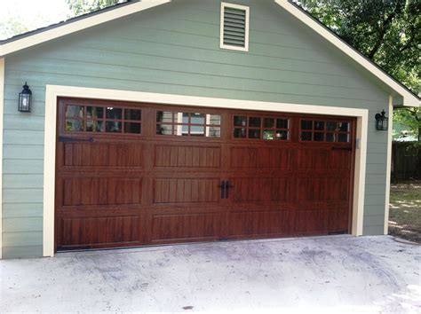 Clopay Gallery Series Ultra Grain Walnut Oak. Beautiful contrast ...