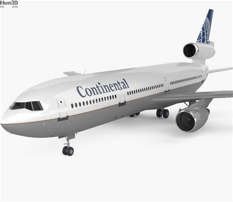 McDonnell Douglas DC-10 3D model - Aircraft on Hum3D