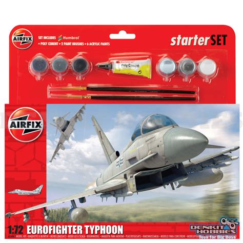 EUROFIGHTER TYPHOON PLASTIC MODEL KIT SET 1/72 AIRFIX - Denkit Hobbies