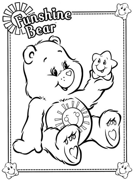 Funshine Bear Coloring Pages - Coloring Home