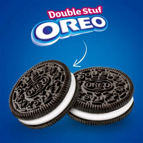 Oreo Double Stuf Chocolate Sandwich Cookies - King Size, 4.1 oz - Kroger