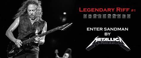 Legendary Guitar Riff #1 - Enter Sandman by Metallica (Free Tab ...