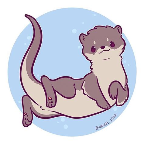 Otter time!! 😊💕 I really enjoy these little daily warmups! #otter # ...