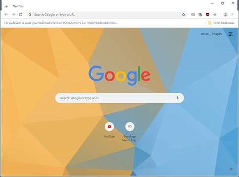 Google working on Customize Background option in Chrome - gHacks Tech News