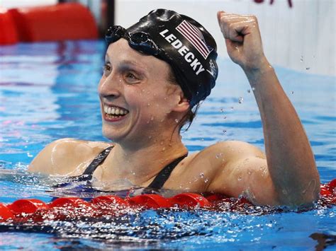 Katie Ledecky Celebrates Stanford Graduation at Olympic Trials ...