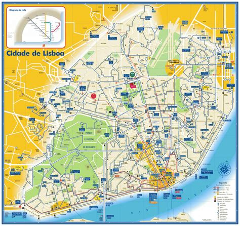 Map of Lisbon - ToursMaps.com