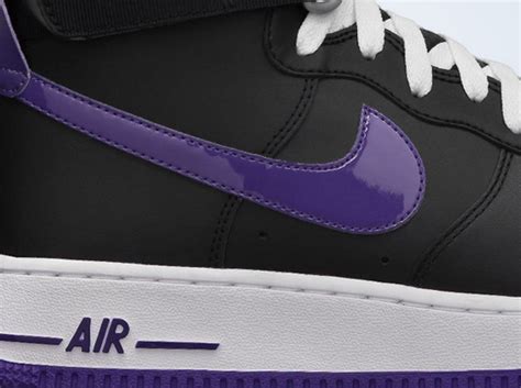 Nike Air Force 1 High - Black - Court Purple - SneakerNews.com