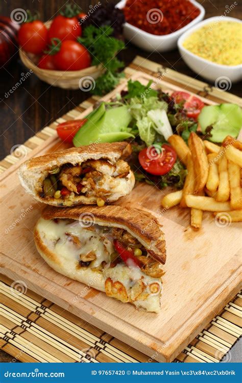 Hot Sub Sandwiches stock photo. Image of melted, order - 97657420