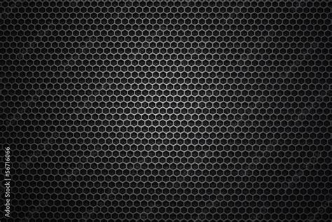 Black iron speaker grill texture. Industrial background Stock Photo ...