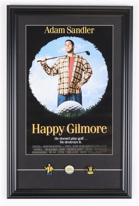 "Happy Gilmore" Custom Framed Movie Poster Photo with Set of (3) Happy ...