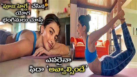 Pooja Hegde Latest Yoga Workout | Pooja Hegde Latest Video | Aksha ...