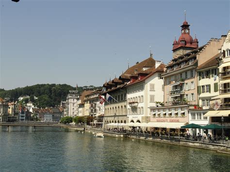 Old Town, Lucerne, Switzerland (July 2015) | Old town, Towns, Landmarks