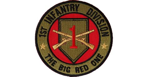 1st Infantry Division Patch The Big Red One by Ivamis Patches