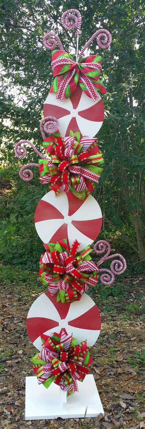 Peppermint Stand Tutorial, Candy Cane Tutorial, Decor Tutorial, DIY ...