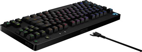 Logitech G Pro Mechanical Wired TKL Gaming GX Blue Clicky Switch ...