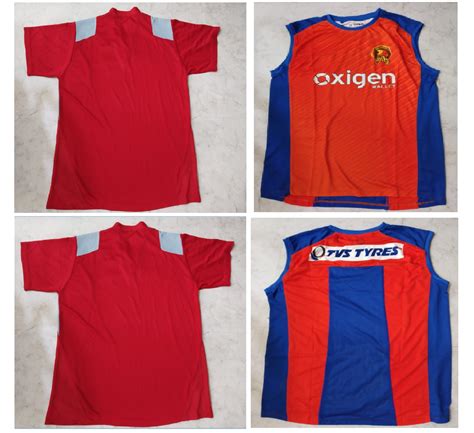 Used Original SF Cricket Canada Team Jersey & IPL Gujarat Lions Cricket ...