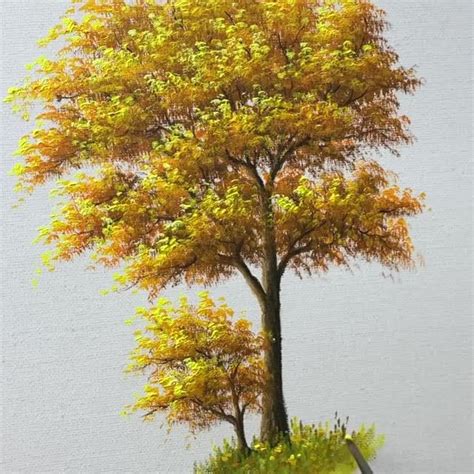 Acrylic Painting / How to Paint trees | By HKG Life | Tree painting ...