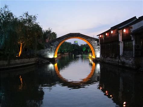 Picture Of Bridge In Jiaxing China