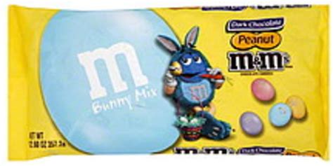 M & M Dark Chocolate, Peanut Chocolate Candies - 12.6 oz, Nutrition ...