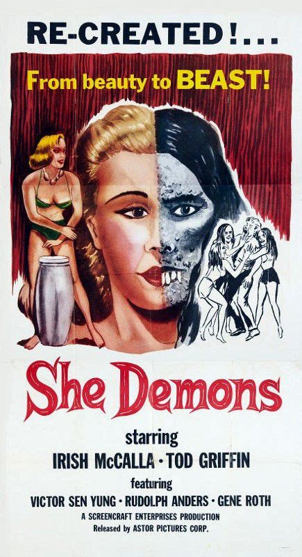 She Demons (1958) – The Visuals | Movie posters, Horror posters, Indie ...