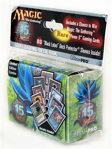 Ultra Pro Magic the Gathering 15th Anniversary "Black Lotus" Deck Box ...