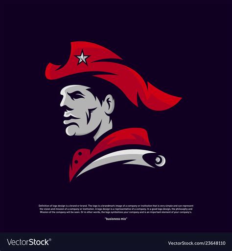 Patriots logo design head logo design Royalty Free Vector