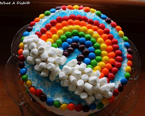 What A Dish!: Rainbow Birthday Cake