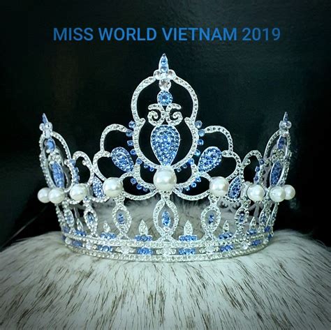 Miss World Vietnam 2019 | Vương miện tiara, Tiaras, Dây chuyền