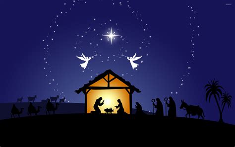 Nativity scene wallpaper - Holiday wallpapers - #50278