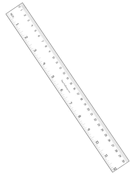 12 Inch Ruler Printable Actual Size