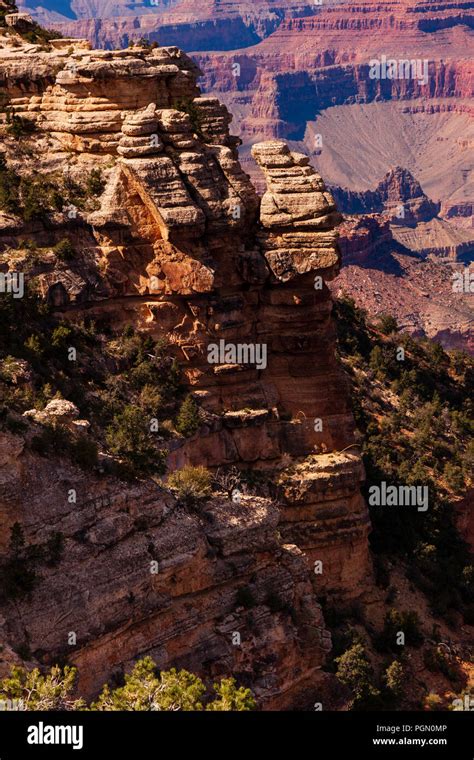 Grand Canyon Depth Stock Photo - Alamy