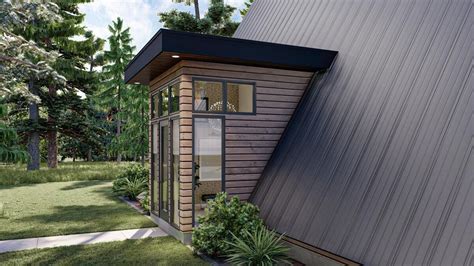 Plan 623081DJ: Modern A-Frame House Plan with Side Entry in 2022 | A ...