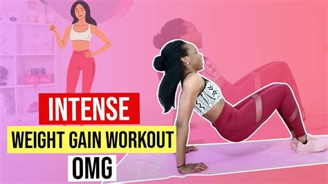 INTENSE Weight Gain Workout - OMG! 😱 - YouTube