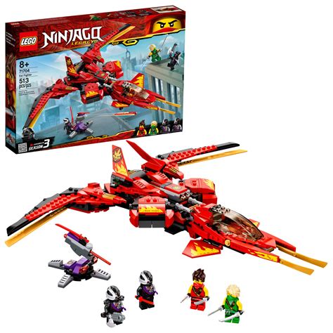 LEGO NINJAGO Legacy Kai Fighter 71704 Building Set for Kids Featuring ...