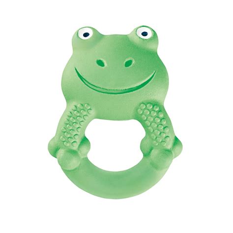 MAM Baby Toys, Teething Toys, Max the Frog 100% Natural Rubber ...