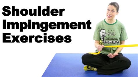 Shoulder Impingement Exercises - Ask Doctor Jo | Rotator cuff exercises ...