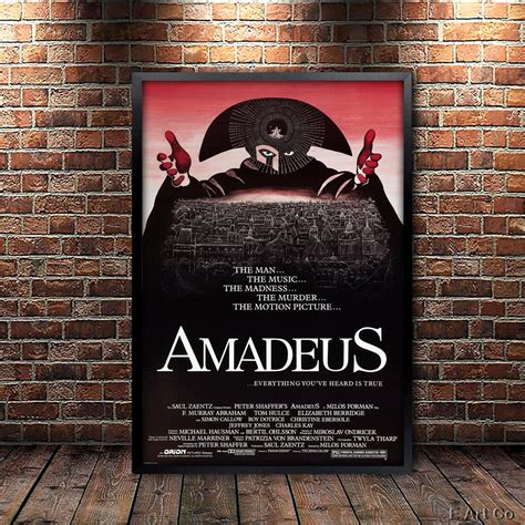 Amadeus Movie Poster Framed and Ready to Hang. - Etsy