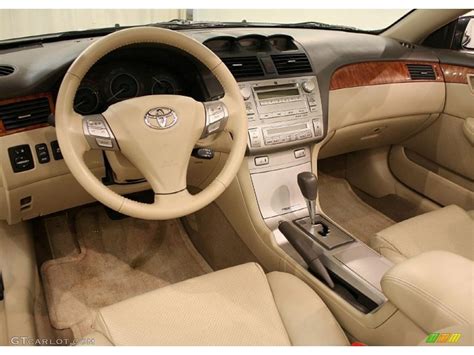 Ivory Interior 2008 Toyota Solara SLE V6 Convertible Photo #41132563 ...