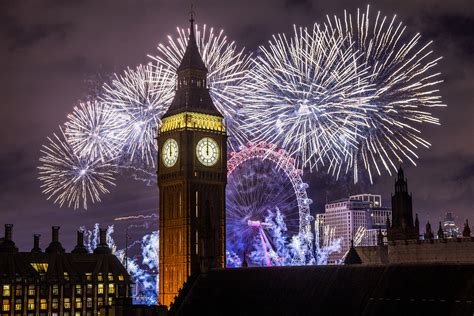 Revellers Celebrate UK's New Year's Eve Across the UK With Fun and ...