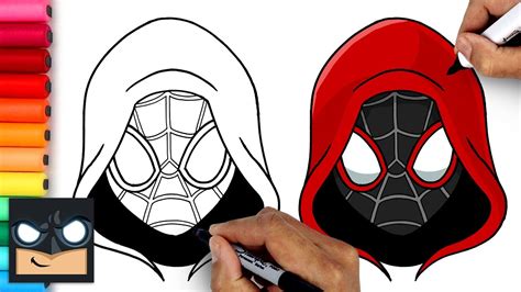 How To Draw Miles Morales Spider-Man | Step By Step Tutorial - YouTube