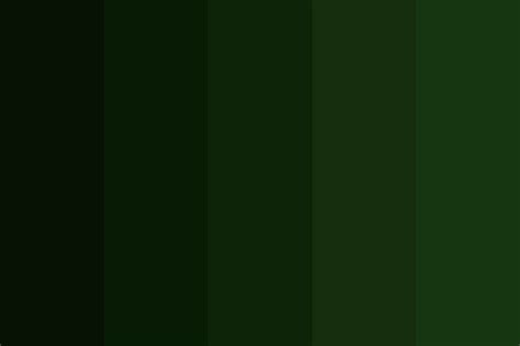 Deep Green Shades Color Palette