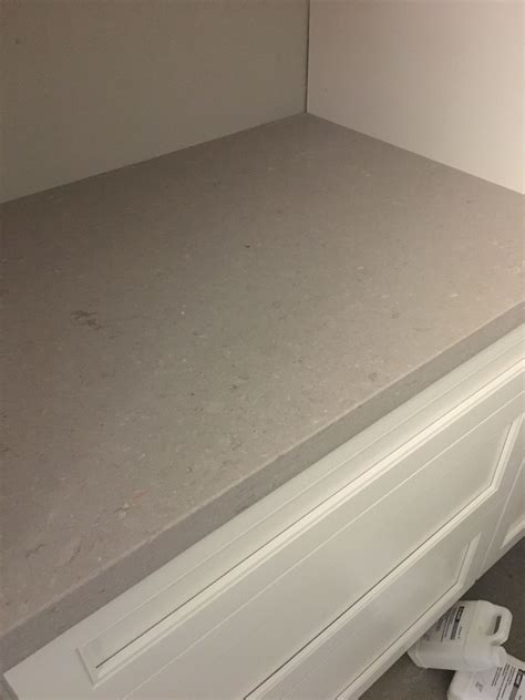 Caesarstone Clamshell Countertop for Your Hall Bathroom